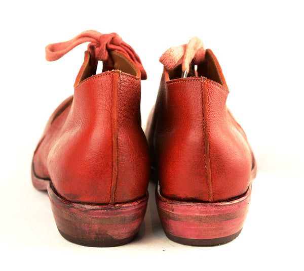 half boot blind lace  |  scarlet horse - A. McDonald Shoemaker 