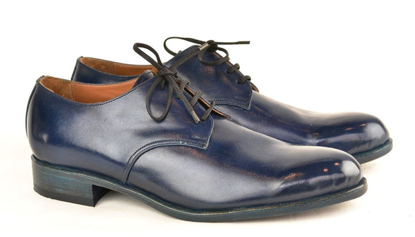 Derby  |  Midnight blue cordovan - A. McDonald Shoemaker 