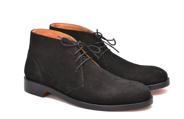 Arden boot  |  Black | Suede - A. McDonald Shoemaker 