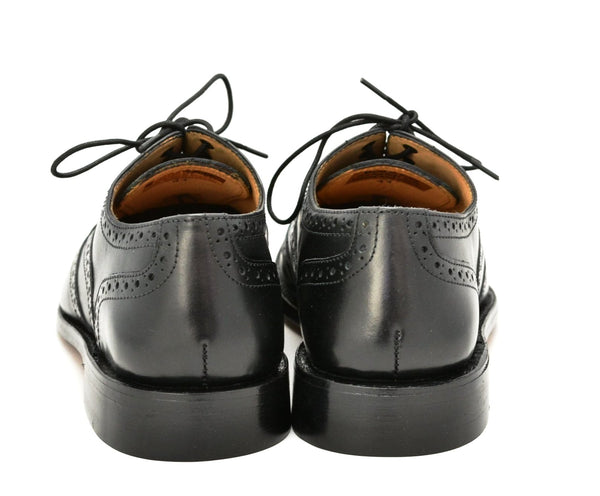 Wingtip brogue |  Black  |  calf - A. McDonald Shoemaker 