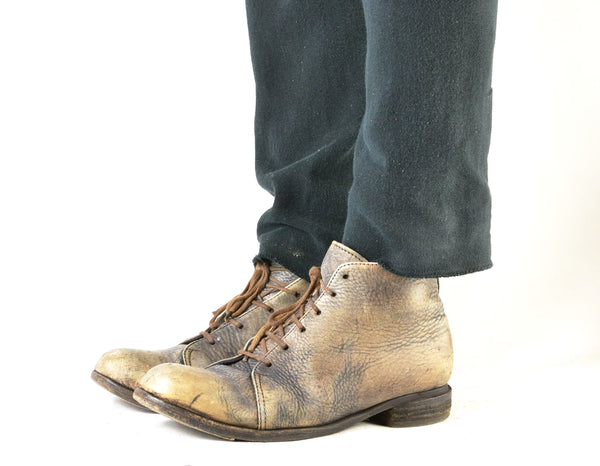 Asym derby boot  |  Yak stain - A. McDonald Shoemaker 