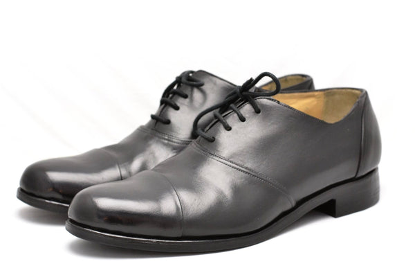 Asym Oxford  |  Black Cordovan - A. McDonald Shoemaker 