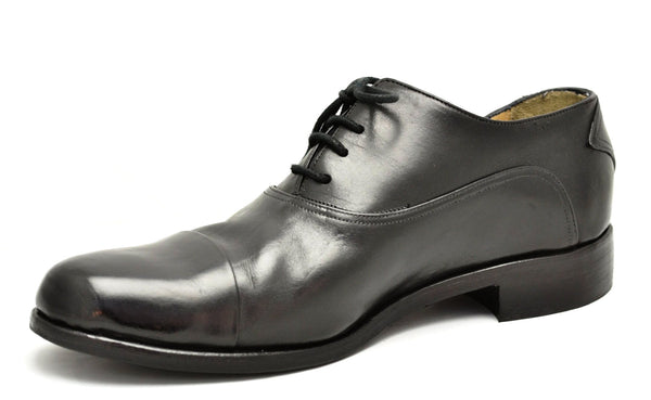 Asym Oxford  |  Black Cordovan - A. McDonald Shoemaker 