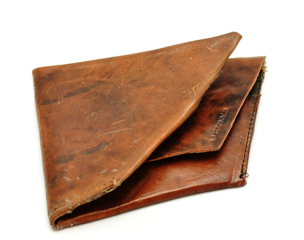Rhomboid Wallet  | antique cognac culatta - A. McDonald Shoemaker 