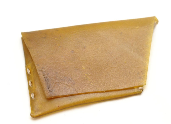 Card Wallet  | Yellow transparent yak - A. McDonald Shoemaker 