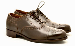 Oxford brogue  | choc cordovan - A. McDonald Shoemaker 