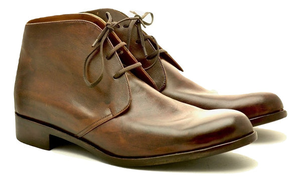 Desert Boot / Walnut vegano calf - A. McDonald Shoemaker 