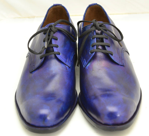 Derby shoe | Midnight blue | calf