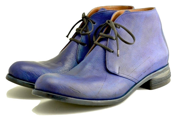Desert Boot  |  Midnight blue bison - A. McDonald Shoemaker 