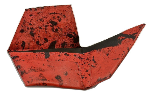 Wallet  |  Rhomboid crimson stain