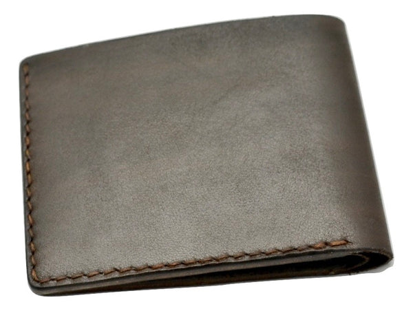 Fold wallet  |  dark / brown | calf