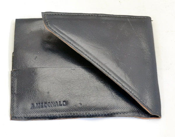 Wallet  |  rectangle navy cordovan