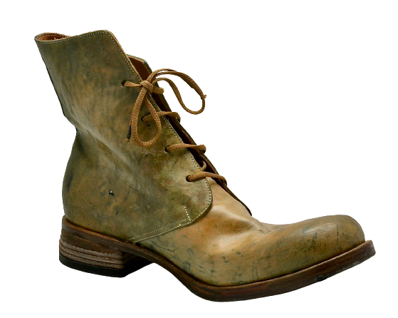 Derby Boot | Reverse blue | Cordovan - A. McDonald Shoemaker 