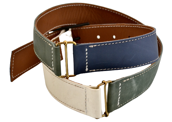 Belt | Mixed leather linked