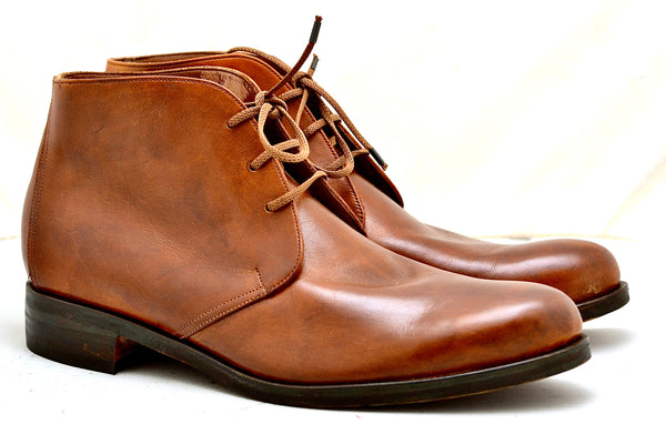Desert Boot | Cognac | Calf - A. McDonald Shoemaker 