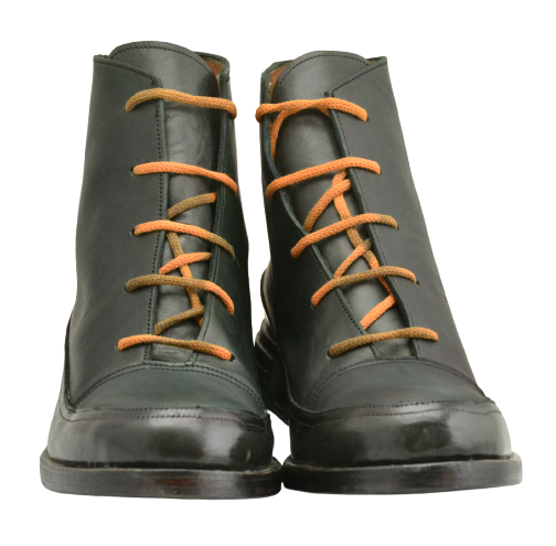 Sneaker boot  |  green black | hollow wedge - A. McDonald Shoemaker 