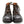 Asym derby boot  |  Black/ brown | Horse