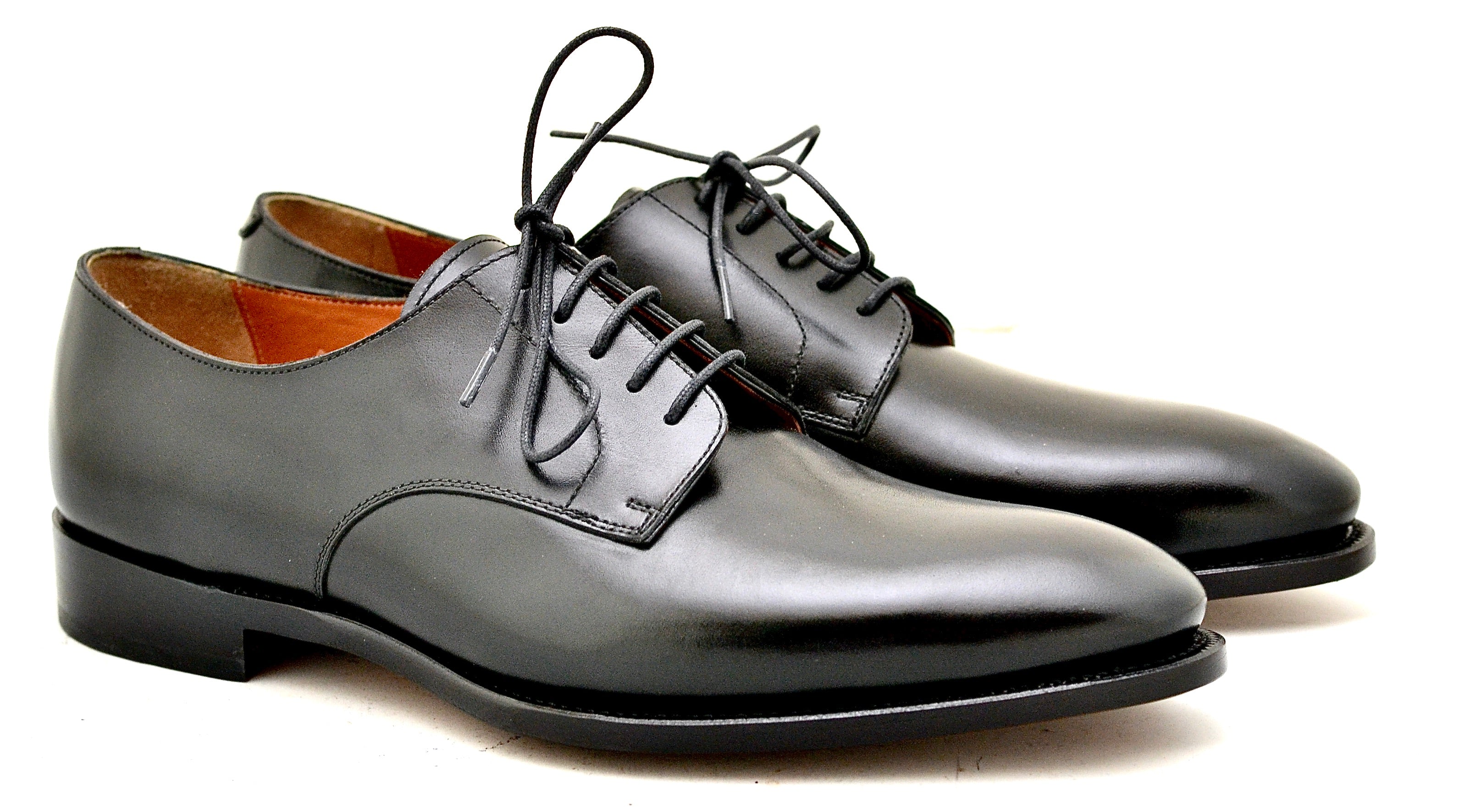 Derby shoe Black Calf wide fit - Main Image