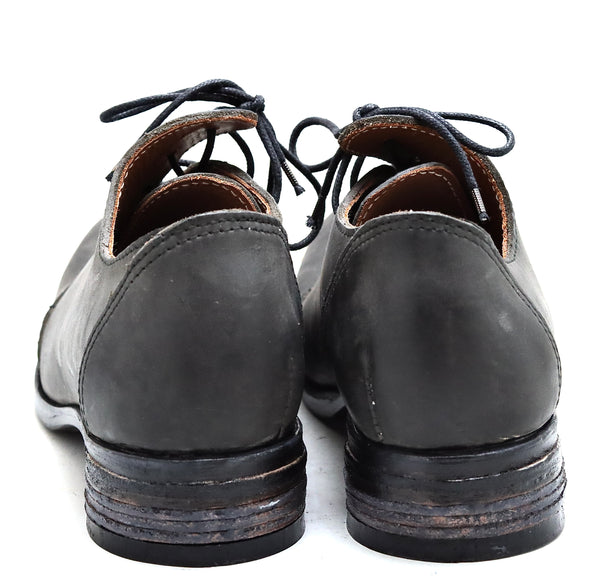 Fogey shoe | Black  |  waxy calf