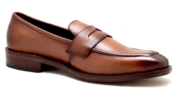 Loafer | fawn crosshatch | Calf