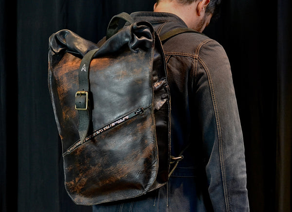 Backpack | brown/black | calf
