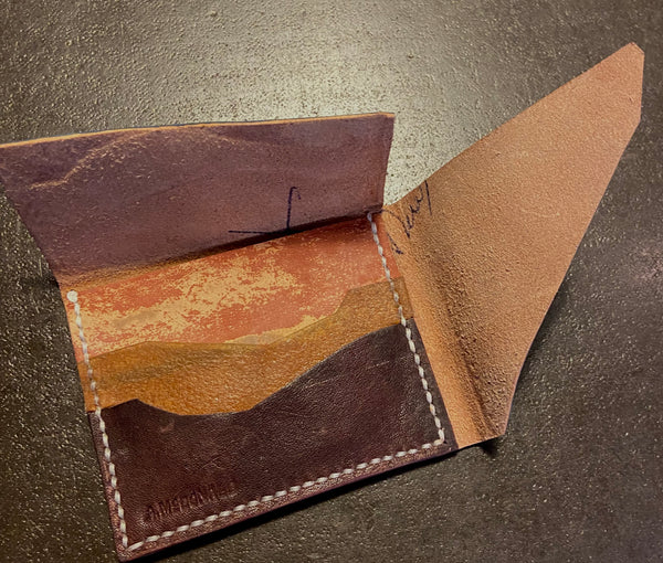 Wallet  |  Square mixed cordovan
