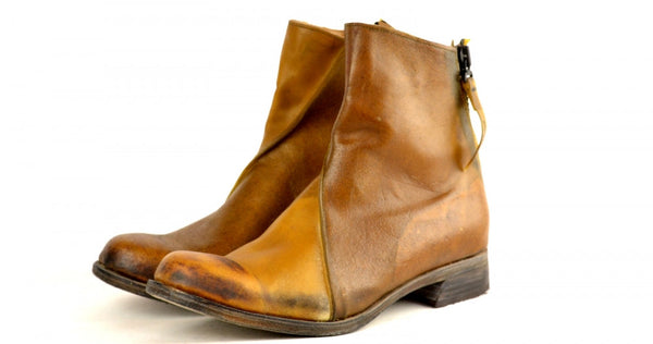 Zip Back Boot  |  Transparent yak - A. McDonald Shoemaker 
